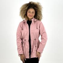 Jaqueta Facinelli Parka Nylon com Capuz Removível Feminino