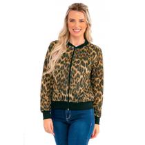Jaqueta Feminina Adulta Bomber Blusa de Frio Com Zíper