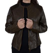 Jaqueta Feminina Alpelo Expresso Suede Marrom - 40300097