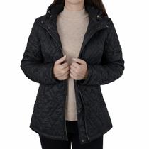 Jaqueta Feminina Alpelo Kohl Parka Dupla Face Preta - 203000