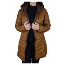 Jaqueta Feminina Alpelo Plumas Dupla Face Marrom - 20500 Jaqueta Feminina Alpelo Plumas Dupla Face Marrom - 20500