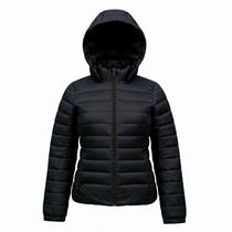 Jaqueta Feminina Bobojaco Puffer Com Capuz Nylon De Frio COR:MARROM ESCUROTAMANHO:P Jaqueta Feminina Bobojaco Puffer Com Capuz Nylon De Frio COR:MARROM ESCUROTAMANHO:P