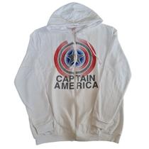 Jaqueta Feminina Cativa Capitão América Branca Capuz
