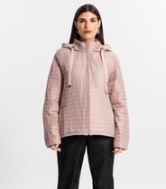 Jaqueta Feminina Com Capuz Endless Rosa