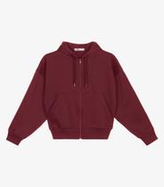 Jaqueta Feminina Com Capuz Moletom Felpado Endless Vermelho Jaqueta Feminina Com Capuz Moletom Felpado Endless Vermelho