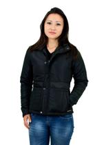 Jaqueta feminina Com Lapela - Manta Térmica Interna Inverno (enchimento em fibra)