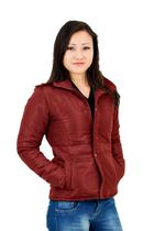 Jaqueta feminina Com Lapela - Manta Térmica Interna Inverno (enchimento em fibra)