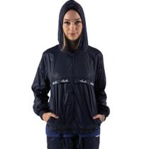 Jaqueta Feminina Corta Vento Hocks Azul Escuro Jaqueta Feminina Corta Vento Hocks Azul Escuro