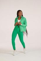 Jaqueta feminina corta vento windbreack verde lupo sport tamanho:gg Jaqueta feminina corta vento windbreack verde lupo sport tamanho:gg