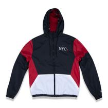 JAQUETA FEMININA CORTA VENTO (WINDBREAKER) NYC PRETO/VERMELHO New Era