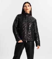 Jaqueta Feminina Em Microfibra Endless Preto Jaqueta Feminina Em Microfibra Endless Preto