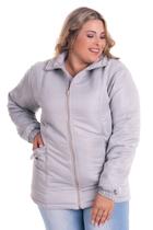 Jaqueta Feminina em Microfibra Jaqueta Feminina em Microfibra