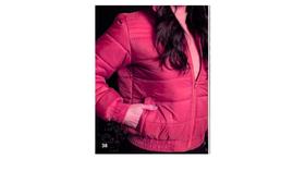 Jaqueta Feminina em Nylon Fliegen Rosa Jaqueta Feminina em Nylon Fliegen Rosa