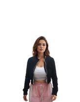 Jaqueta Feminina em Plush Sem Capuz FitWell