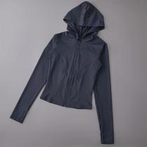 Jaqueta Feminina Esportiva Com Capuz Respirável E Proteção Solar De Manga Longa Para Atividades Ao