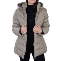 Jaqueta Feminina Facinelli By Mooncity Bege Acizentado - 620252