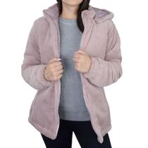 Jaqueta Feminina Facinelli By Mooncity Parka Dupla Face Rosa Violeta - 690099