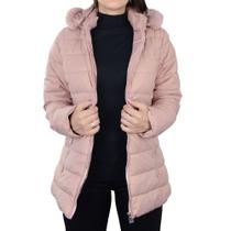 Jaqueta Feminina Facinelli By Mooncity Peluciada Rosa - 620239