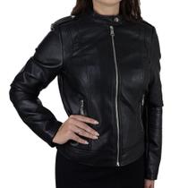 Jaqueta Feminina Facinelli Casual Curta Preta - 640475