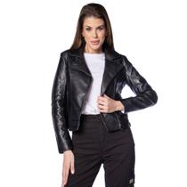 Jaqueta Feminina Facinelli Perfecto Pu Preto