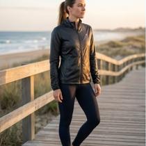 Jaqueta Feminina Grit Bossa Cirrê Luxe Conforto Authen - Preto Jaqueta Feminina Grit Bossa Cirrê Luxe Conforto Authen - Preto