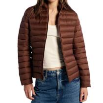 Jaqueta Feminina Hering ML Puffer Matelassê Marrom K0M08KSI Jaqueta Feminina Hering ML Puffer Matelassê Marrom K0M08KSI