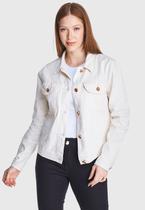 Jaqueta Feminina HNO Jeans Tradicional Off White Jaqueta Feminina HNO Jeans Tradicional Off White
