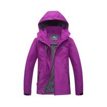 Jaqueta Feminina Impermeável Com Capuz Para Caminhada, Corta-Vento Leve, Softshell, Capa De Chuva