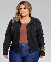 Jaqueta Feminina Jeans Com Bolso L2/2