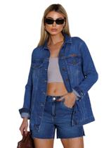 Jaqueta Feminina Jeans Max Revanche 51810