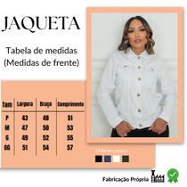 Jaqueta Feminina Jeans Sarja Colorida Casaco Casual Versátil - BNB JEANS PREMIUM