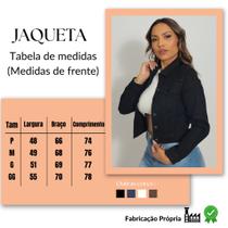 Jaqueta Feminina Jeans Sarja Colorida Casaco Casual Versátil - BNB JEANS PREMIUM