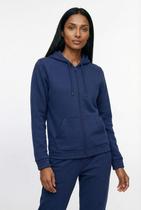 Jaqueta feminina moletom com capuz 61377 -