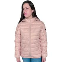 Jaqueta Feminina Mormaii Puffer Com Capuz e Bolso Cor:RosaTamanho:M Jaqueta Feminina Mormaii Puffer Com Capuz e Bolso Cor:RosaTamanho:M