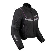 Jaqueta Feminina Motoqueiro Texx New Strike V2 Preto/Rosa Xl