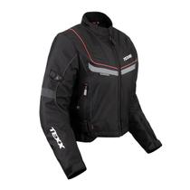 Jaqueta Feminina Motoqueiro Texx New Strike V2 Preto/Verme M