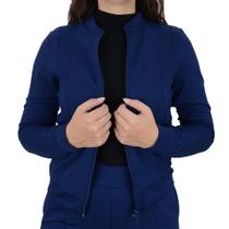 Jaqueta Feminina Olho Fatal Bomber Azul Oceano - 602255 Jaqueta Feminina Olho Fatal Bomber Azul Oceano - 602255
