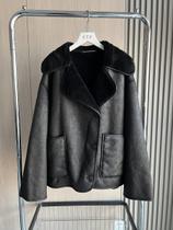 Jaqueta Feminina Oversized De Manga Longa Com Gola Dupla Face, Quente Para Outono/Inverno, Série ZW, Jaqueta Feminina Oversized De Manga Longa Com Gola Dupla Face, Quente Para Outono/Inverno, Série ZW,