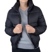 Jaqueta Feminina Pellini Bomber Nylon Preta - GD654 Jaqueta Feminina Pellini Bomber Nylon Preta - GD654