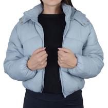 Jaqueta Feminina Pellini Bomber Peluciada Azul Claro - GD662 Jaqueta Feminina Pellini Bomber Peluciada Azul Claro - GD662