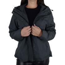 Jaqueta Feminina Pellini Corta Vento Cinza Grafite - PL7004 Jaqueta Feminina Pellini Corta Vento Cinza Grafite - PL7004