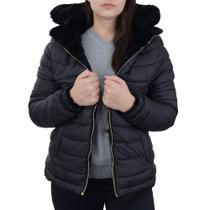 Jaqueta Feminina Pellini Dupla Face Preta - GD38 Jaqueta Feminina Pellini Dupla Face Preta - GD38