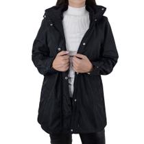 Jaqueta Feminina Pellini Parka Preta - 34GD4062 Jaqueta Feminina Pellini Parka Preta - 34GD4062