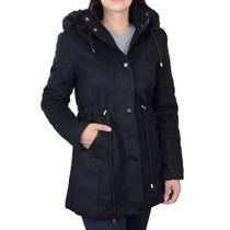 Jaqueta Feminina Pellini Peluciada Preta - GD922 Jaqueta Feminina Pellini Peluciada Preta - GD922