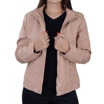 Jaqueta Feminina Pellini Peluciada Rosa Coral - PL451 Jaqueta Feminina Pellini Peluciada Rosa Coral - PL451