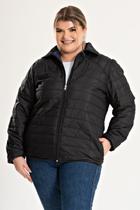 Jaqueta Feminina Plus Size Bomber Dupla Face - Serena Jaqueta Feminina Plus Size Bomber Dupla Face - Serena