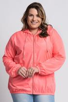 Jaqueta Feminina Plus Size Corta Vento Sem Forro - Serena