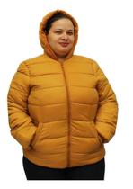 Jaqueta Feminina Plus Size Forrada Pelinhos Tamanhos Grandes