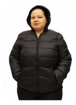Jaqueta Feminina Plus Size Forrada Pelinhos Tamanhos Grandes Jaqueta Feminina Plus Size Forrada Pelinhos Tamanhos Grandes