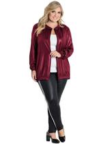 Jaqueta Feminina Plus Size Modelo Cirre